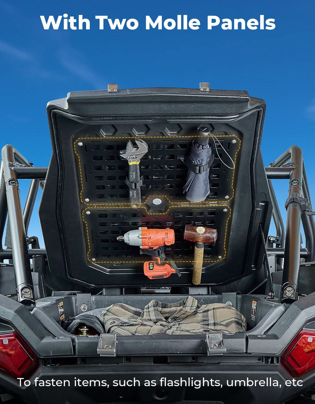 Trunk Bed Enclosure for Polaris RZR XP 1000/4 2024-2025 – fits Polaris RZR XP 1000 (2024+) (view 7)