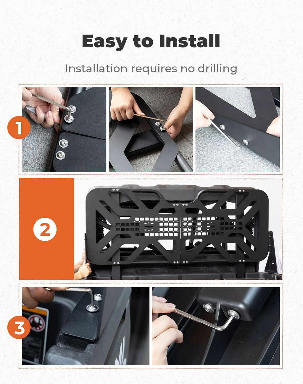 Headache Rack Assembly for Can-Am Defender HD5|7|8|9|10 – fits Can-Am Defender HD9