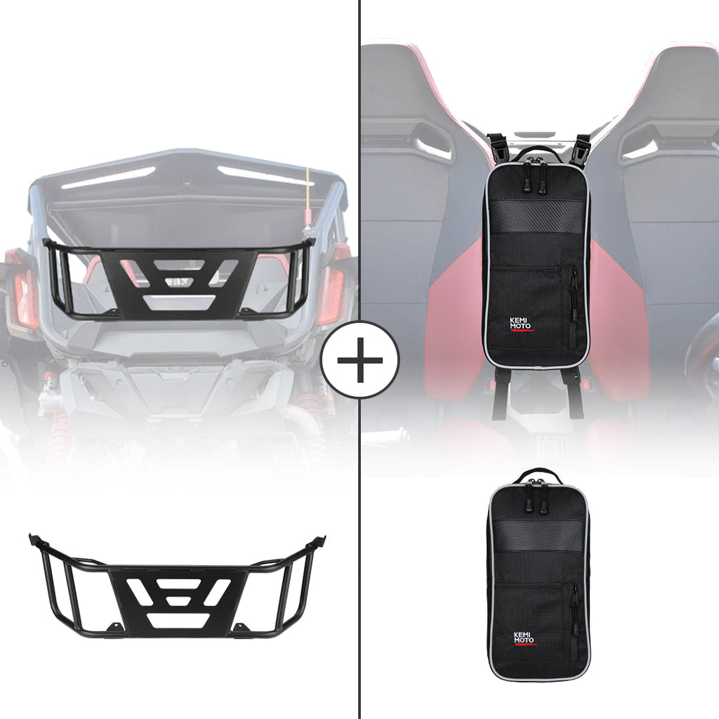 Tailgate Extender & Center Storage Bag for Talon 1000r 1000x 1000x-4 – fits Honda Talon 1000R