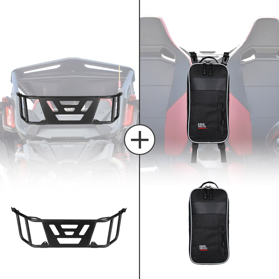 Tailgate Extender & Center Storage Bag for Talon 1000r 1000x 1000x-4 – fits Honda Talon 1000R
