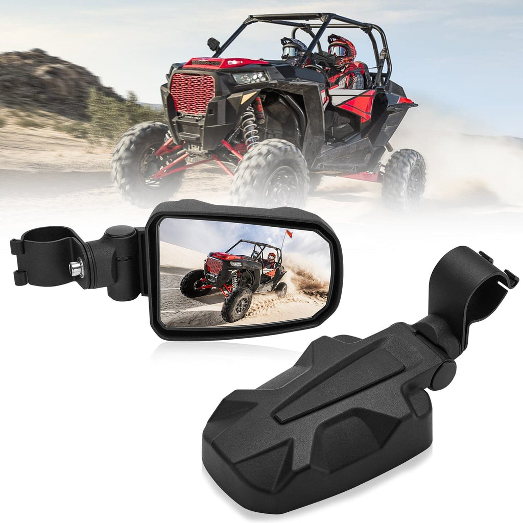 Adjustable Side View Convex Mirror for 1.75" Roll Cage Fit Yamaha Rhino – fits Yamaha YXZ (view 2)