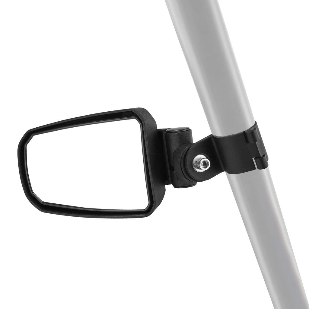 Folding Adjustable Surface Side Mirrors for RZR / Pioneer w/ 1.75" Roll Cage (1 pair)