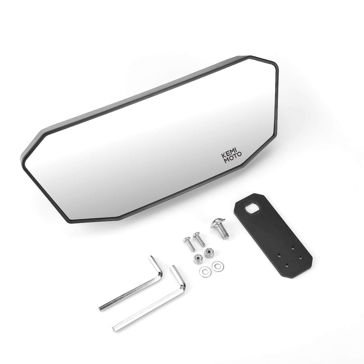 Rear View Mirror & 2" Tie Down Anchors for Polaris Ranger
