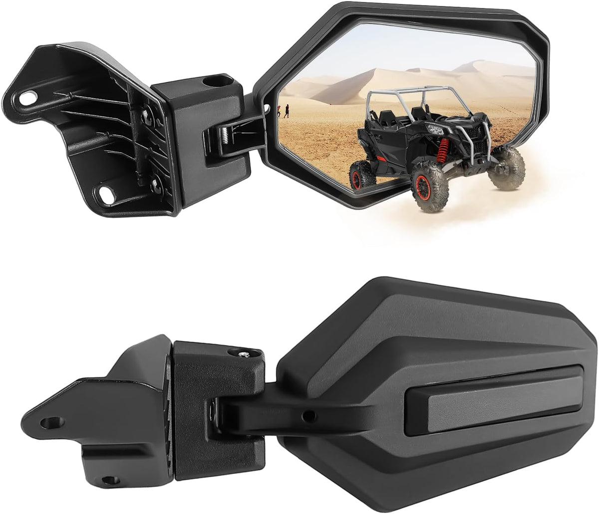One Pair Side Mirrors for Can-Am Maverick Sport & Trail, Commander