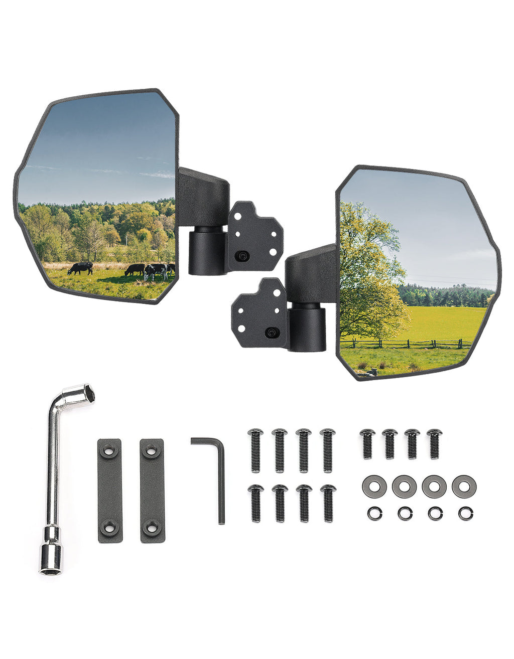 One Pair Side Mirrors for Can Am Defender HD5|8|10 – fits Can-Am Defender HD5 (view 8)