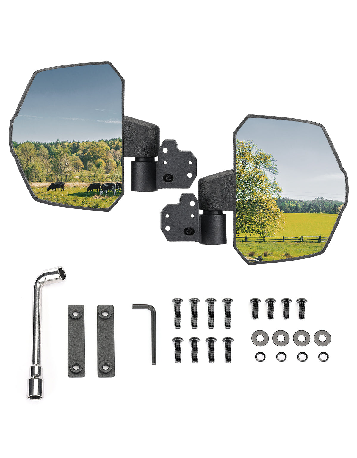 One Pair Side Mirrors for Can Am Defender HD5|8|10 – fits Can-Am Defender HD5 (view 8)
