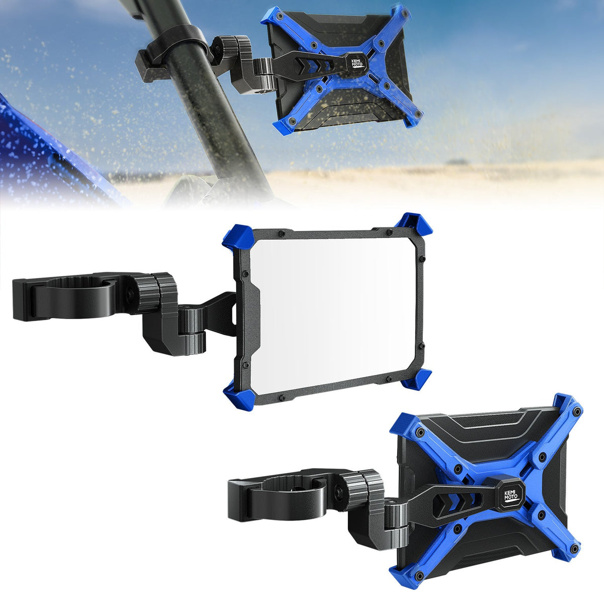Aluminum CNC UTV Mirror X (Pair) for Polaris RZR | Can-Am Maverick X3 | Talon | Teryx – fits Polaris RZR (view 9)