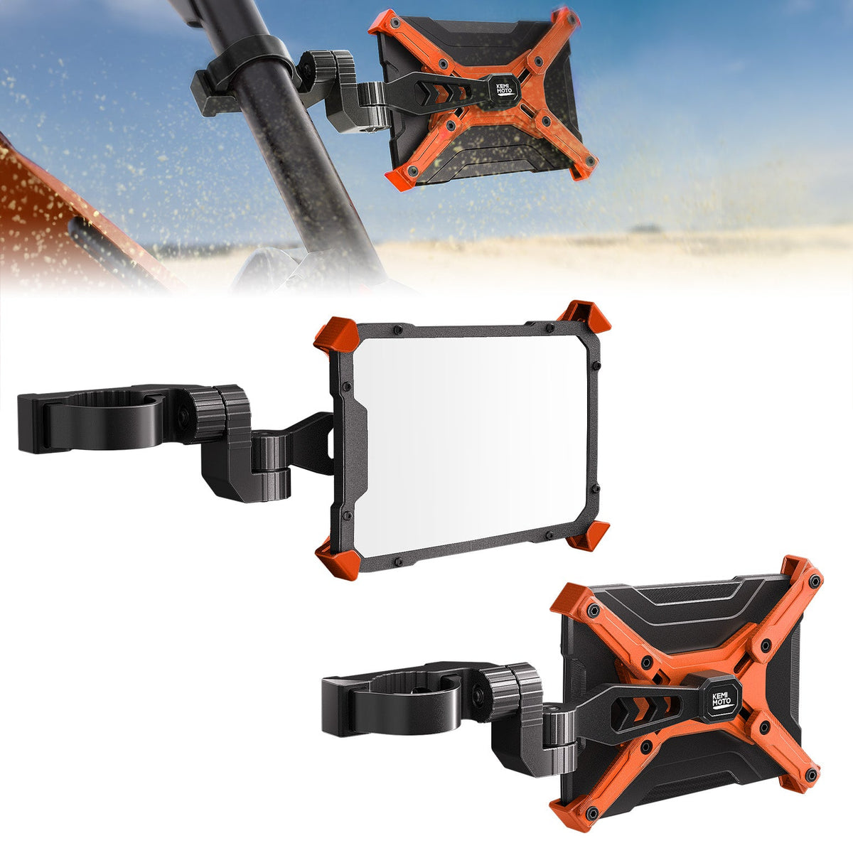 Aluminum CNC UTV Mirror X (Pair) for Polaris RZR | Can-Am Maverick X3 | Talon | Teryx – fits Polaris RZR (view 10)