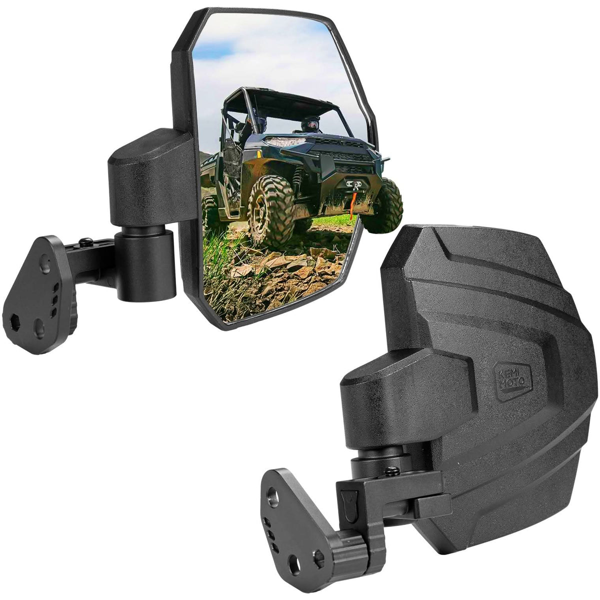UTV Large Side Mirrors For Polaris Ranger|Crew XP 1000 2018-2025