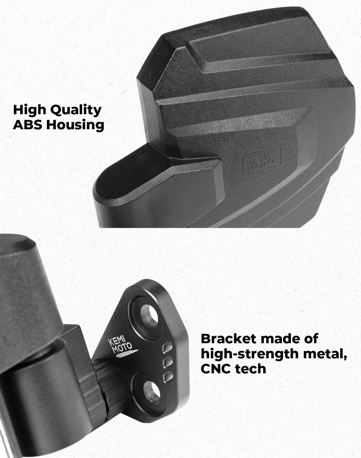 UTV Large Side Mirrors For Polaris Ranger|Crew XP 1000 2018-2025
