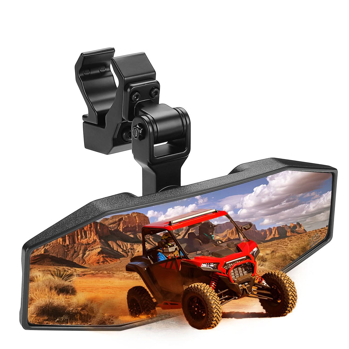 UTV Rear View Mirror for Polaris RZR, Pioneer, Can AM, CFMOTO – fits Polaris RZR