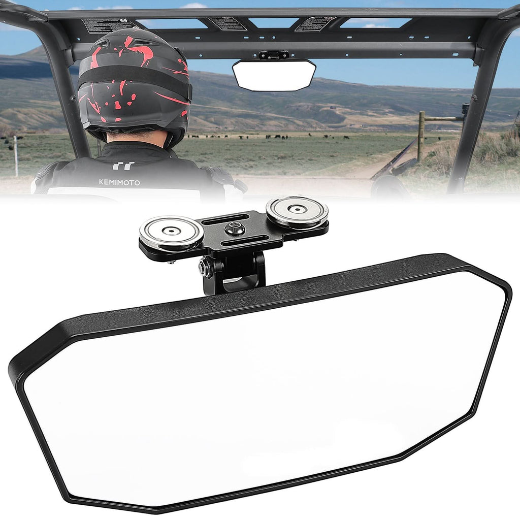 UTV Universal Magnetic Rear View Mirror for Polaris Ranger, Can-Am Defender & Golf Carts – fits Polaris Ranger