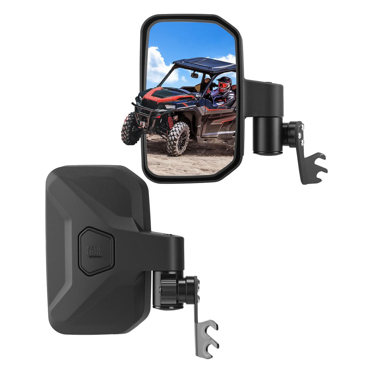 Side Mirrors with Spring Back Feature for Polaris General 1000 / XP 1000 / 4 1000 (2016–2026) – fits Polaris General 1000