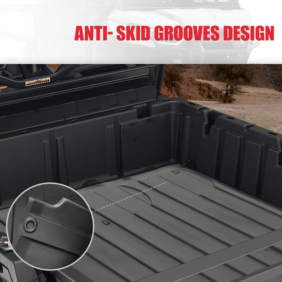 Rubber Full Bed Liner For Can-Am Defender HD5|7|8|9|10