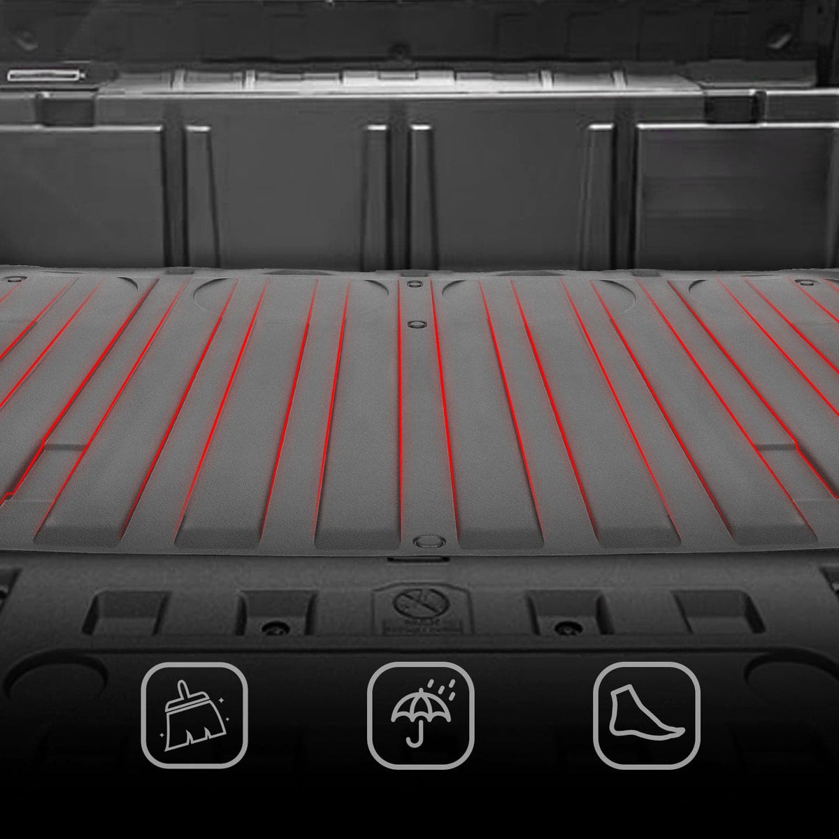 Rubber Full Bed Liner For Can-Am Defender HD5|7|8|9|10
