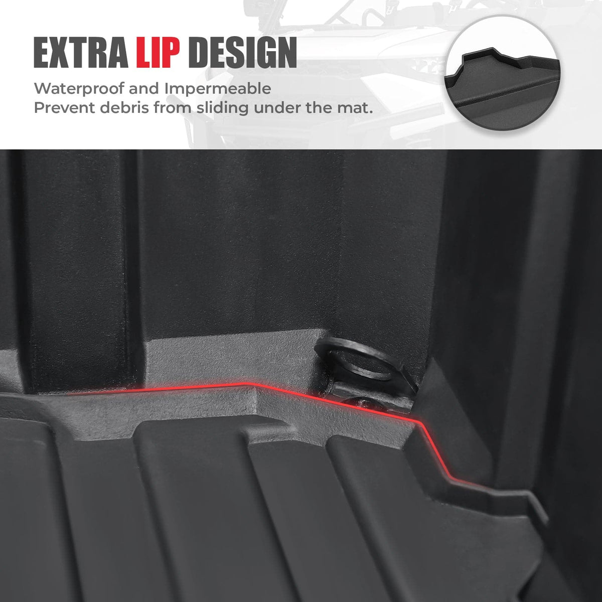 Bed Mat / Cargo Liner for Polaris Ranger XP 1000/CREW 2018-2026
