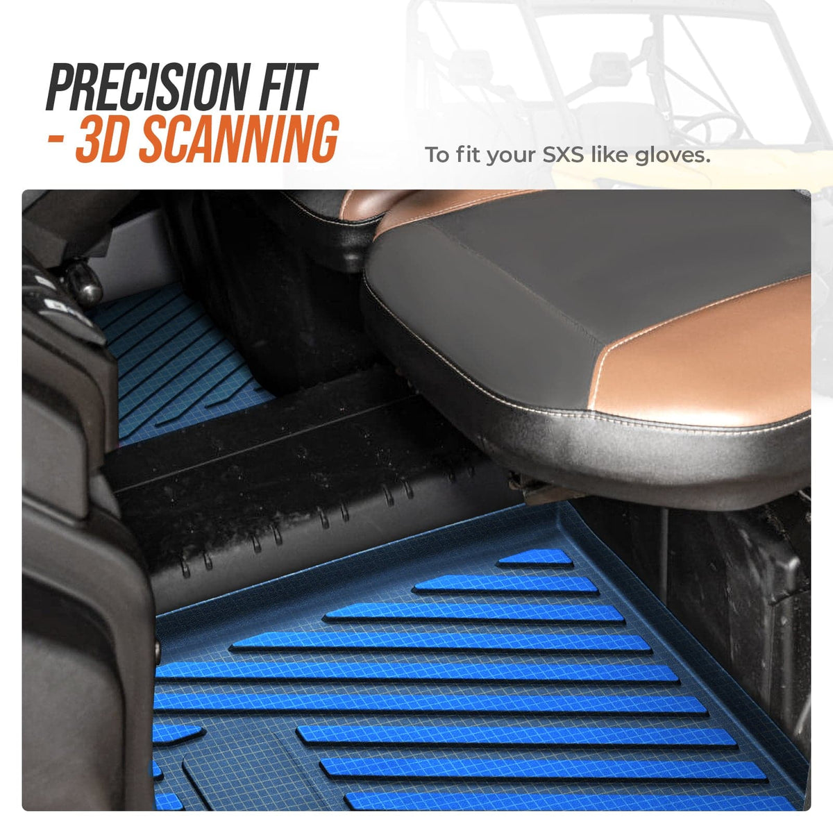 TPE Floor Mats for Can-Am Defender 2016-2024