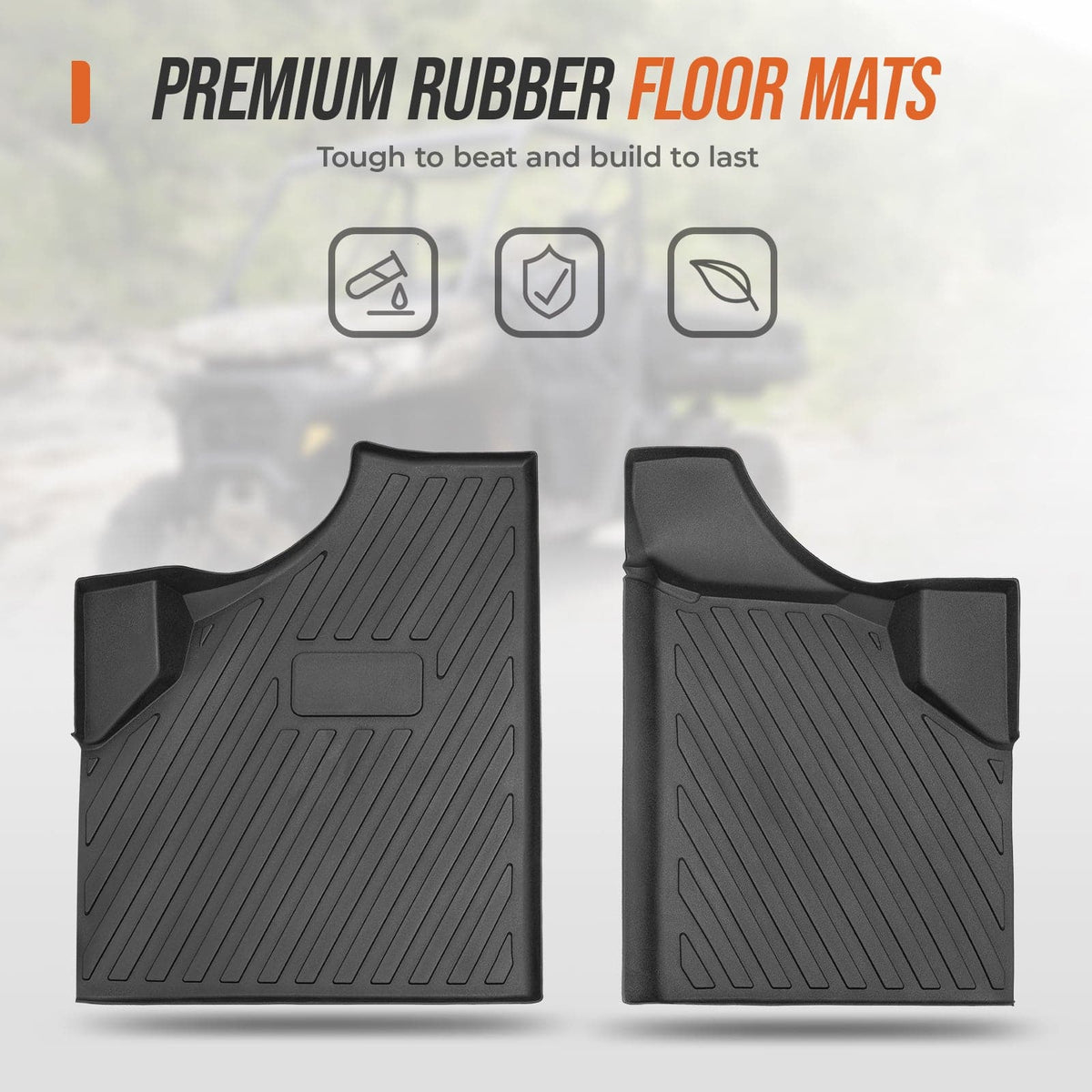 TPE Floor Mats for Can-Am Defender 2016-2024