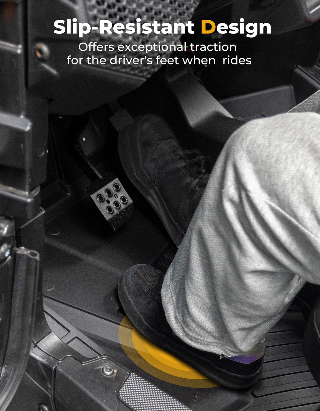 TPE Non-Slip Floor Mats 4PCS for 2024/2025 Polaris RZR XP 4 1000 – fits Polaris RZR XP 4 1000 (2024+) (view 4)