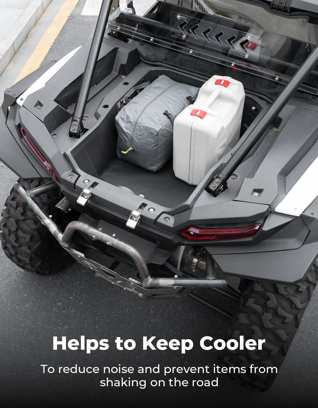 UTV Padded Heat Shield for Polaris RZR 2014-2025, Reduces Heat up to 30°C, Reduces Noise – fits Polaris RZR XP 4 Turbo