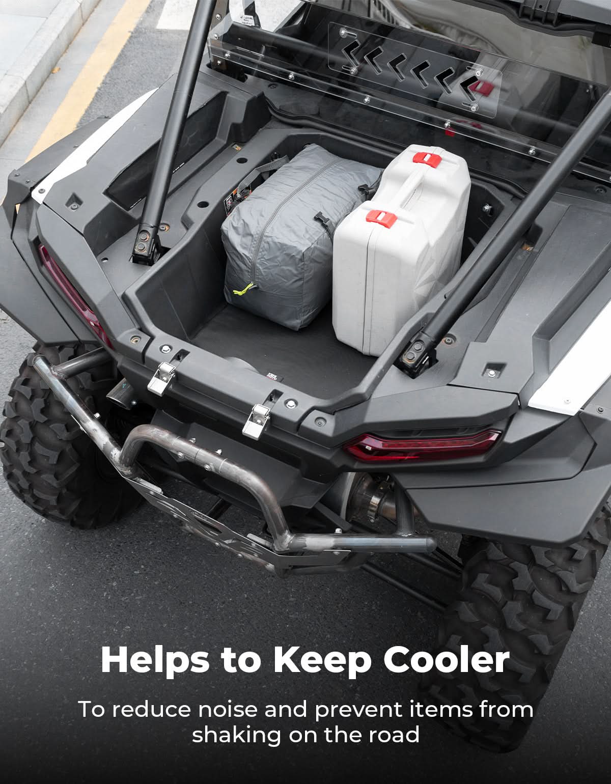 UTV Padded Heat Shield for Polaris RZR 2014-2025, Reduces Heat up to 30°C, Reduces Noise – fits Polaris RZR XP 4 Turbo