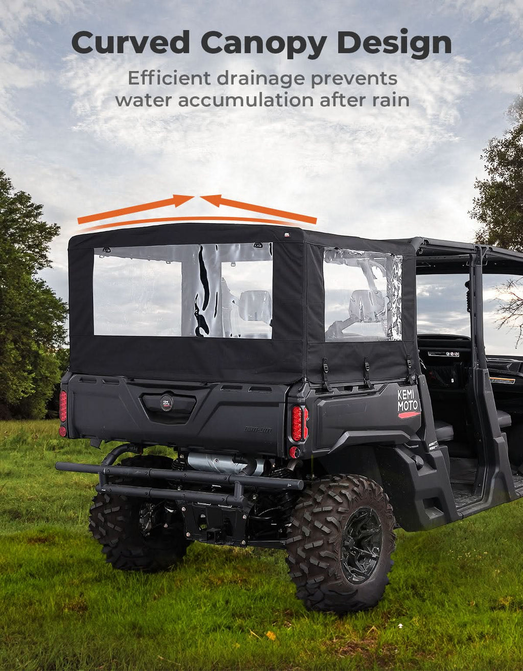 UTV Soft Cargo Camper Bed Cover for Can-Am Defender – fits Can-Am Defender HD7