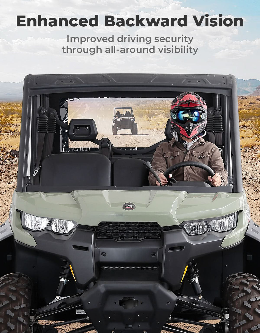 UTV Soft Cargo Camper Bed Cover for Can-Am Defender – fits Can-Am Defender HD8