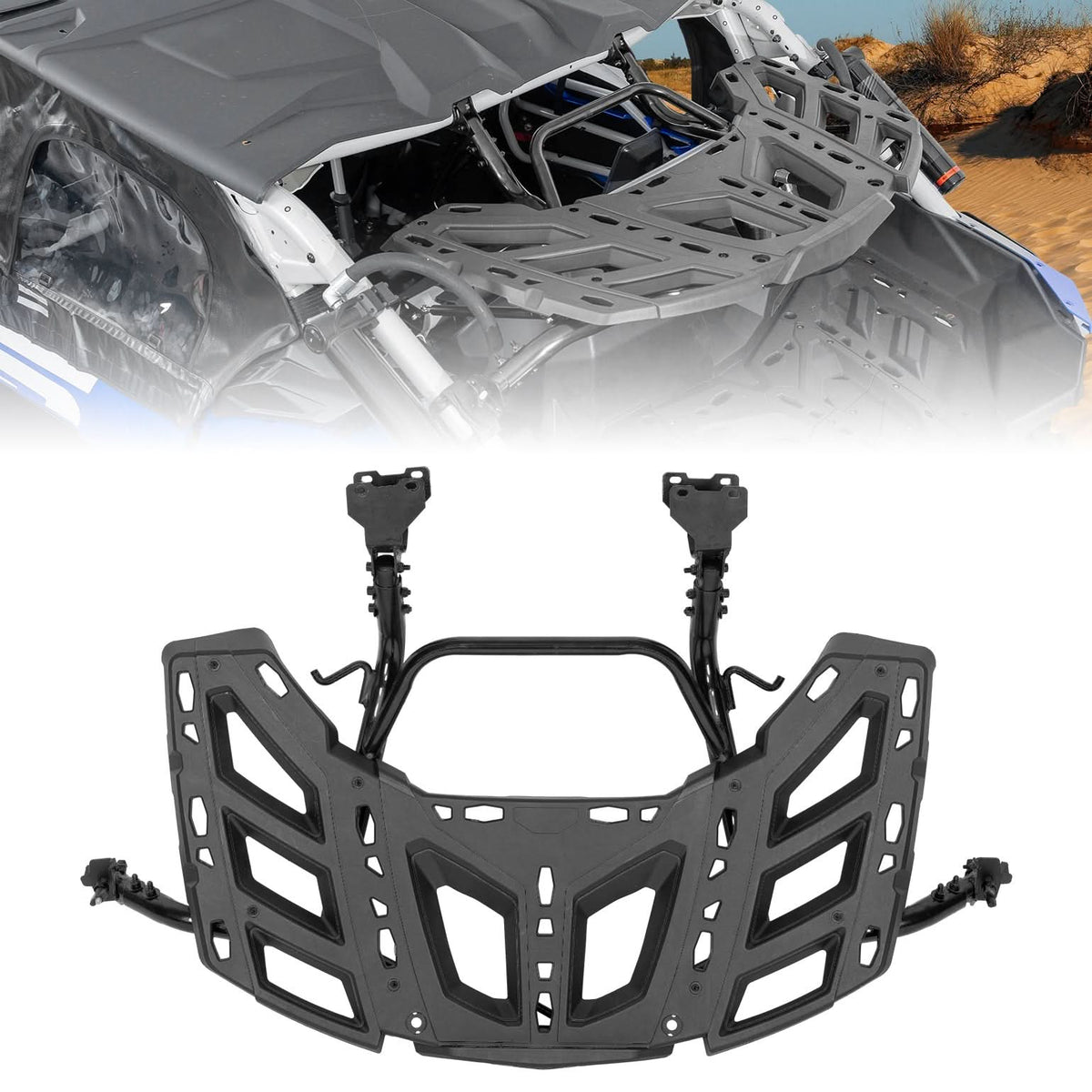 Pivoting Rear Cargo Rack for Can-Am Maverick X3/Max 2017-2026 – fits Can-Am Maverick X3 MAX