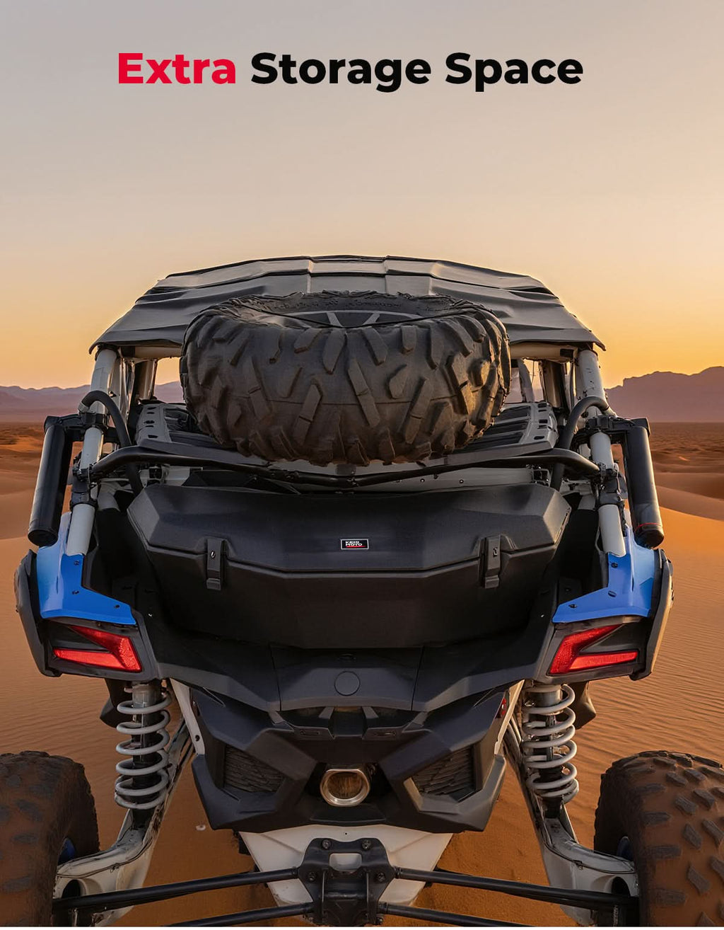 Pivoting Rear Cargo Rack for Can-Am Maverick X3/Max 2017-2026 – fits Can-Am Maverick X3 2-Seat (view 7)