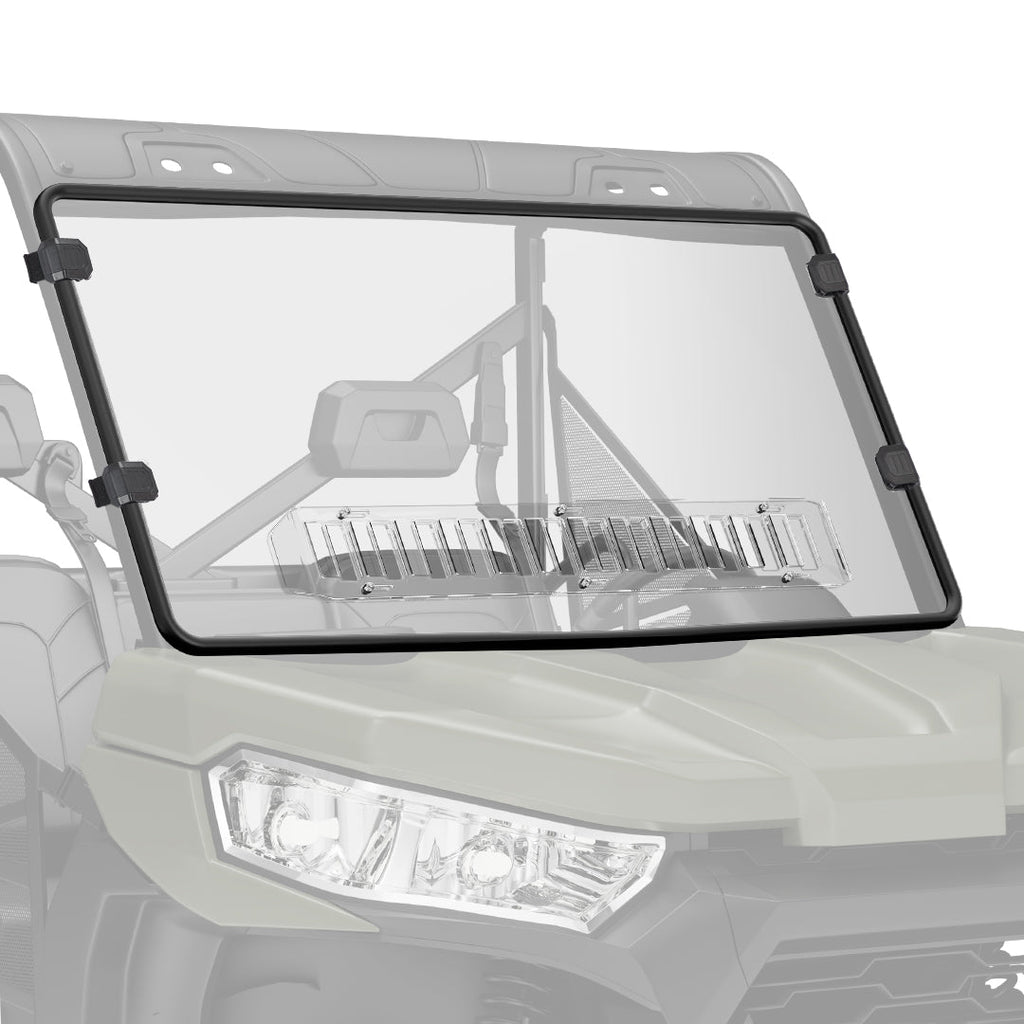 Front Vented Full Windshield for Can Am Defender HD 5/ 8 / 10 / MAX – fits Can-Am Defender HD10