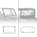 Rear & Front Vented Full Windshield for Can Am Defender – fits Can-Am Defender HD10