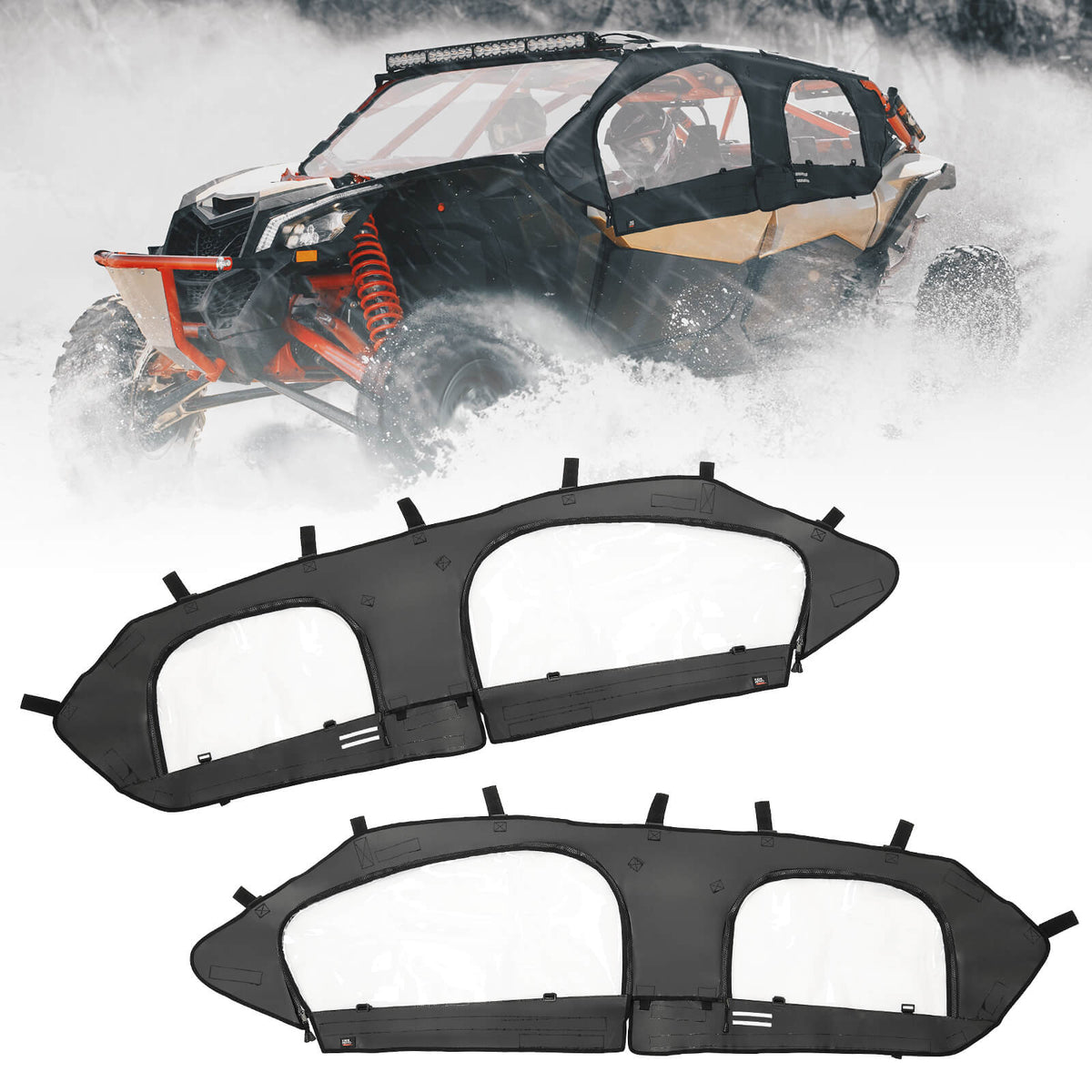 Upgraded Soft Cab Enclosure for Can-Am Maverick X3 MAX – fits Can-Am Maverick X3 MAX