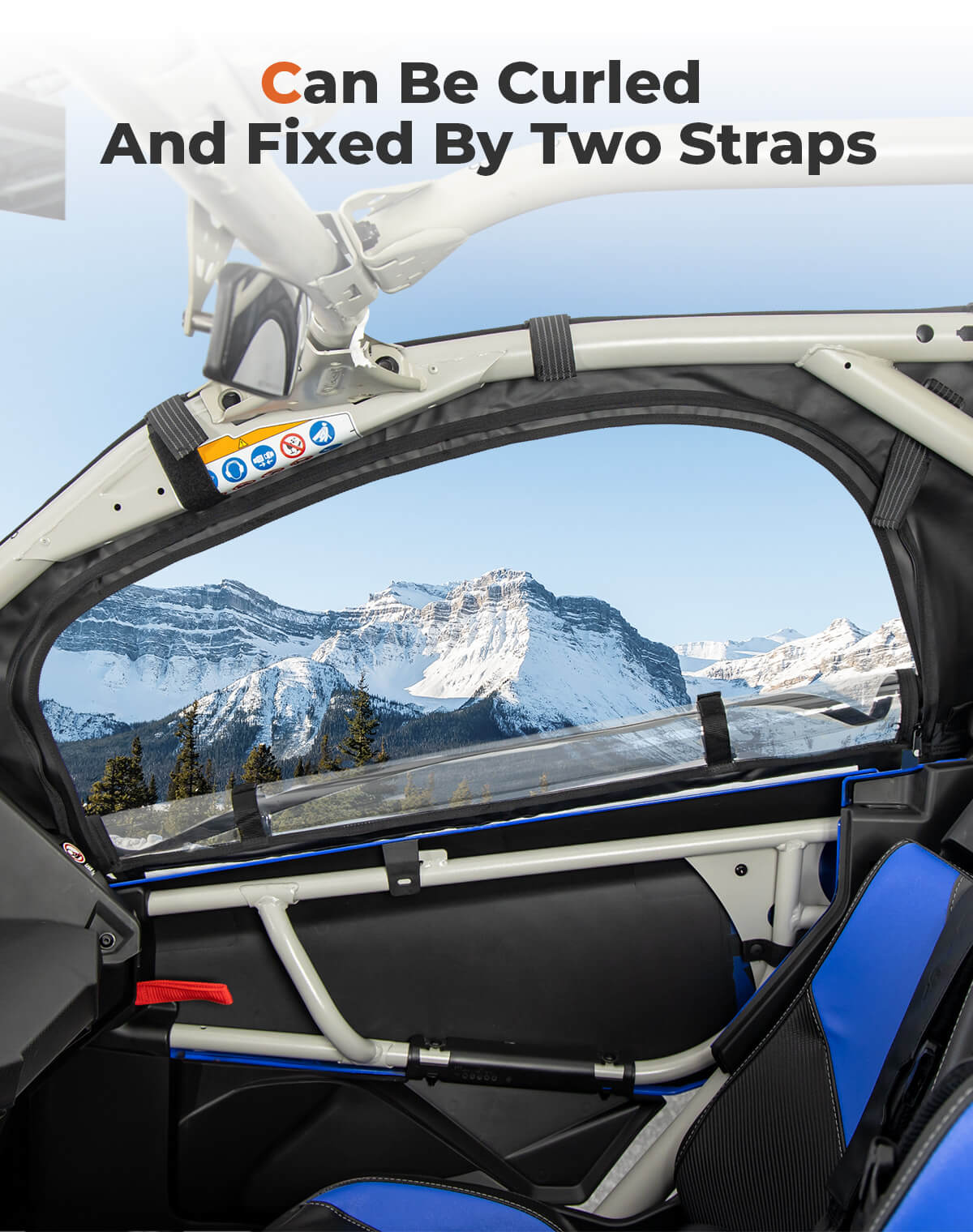 Soft Cab Enclosure Upper Doors for Can-Am Maverick X3 MAX – fits Can-Am Maverick X3 MAX (view 3)