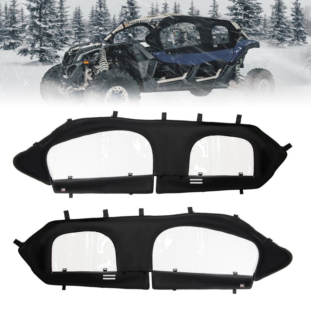 Soft Cab Enclosure Upper Doors for Can-Am Maverick X3 MAX – fits Can-Am Maverick X3 MAX