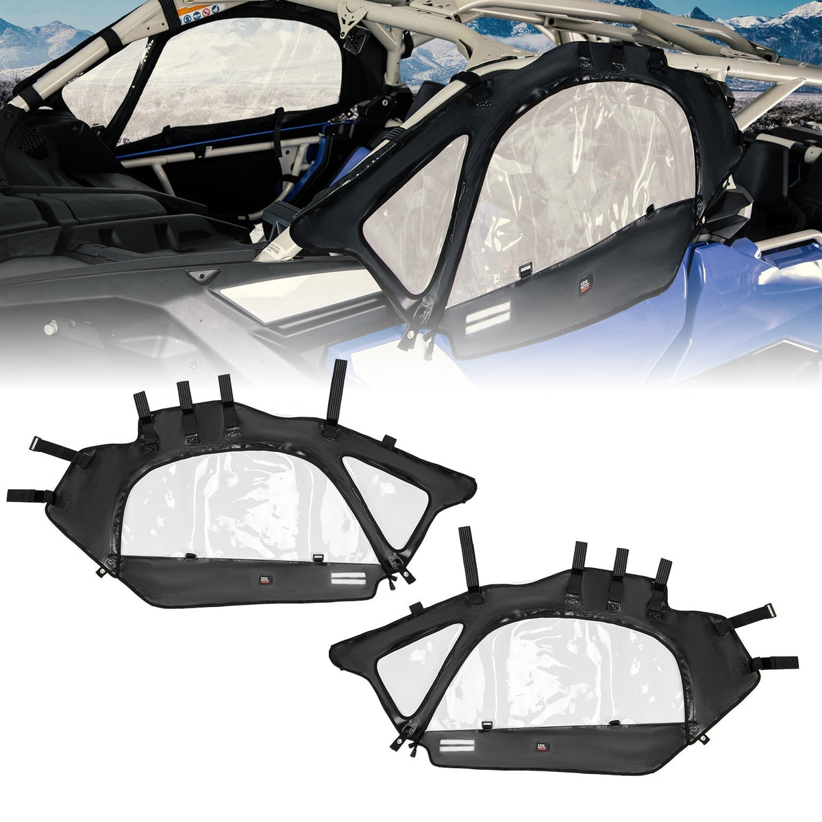 Soft Cab Enclosures and Hard Roof for Can-Am Maverick X3 – fits Can-Am Maverick X3 2-Seat (view 2)