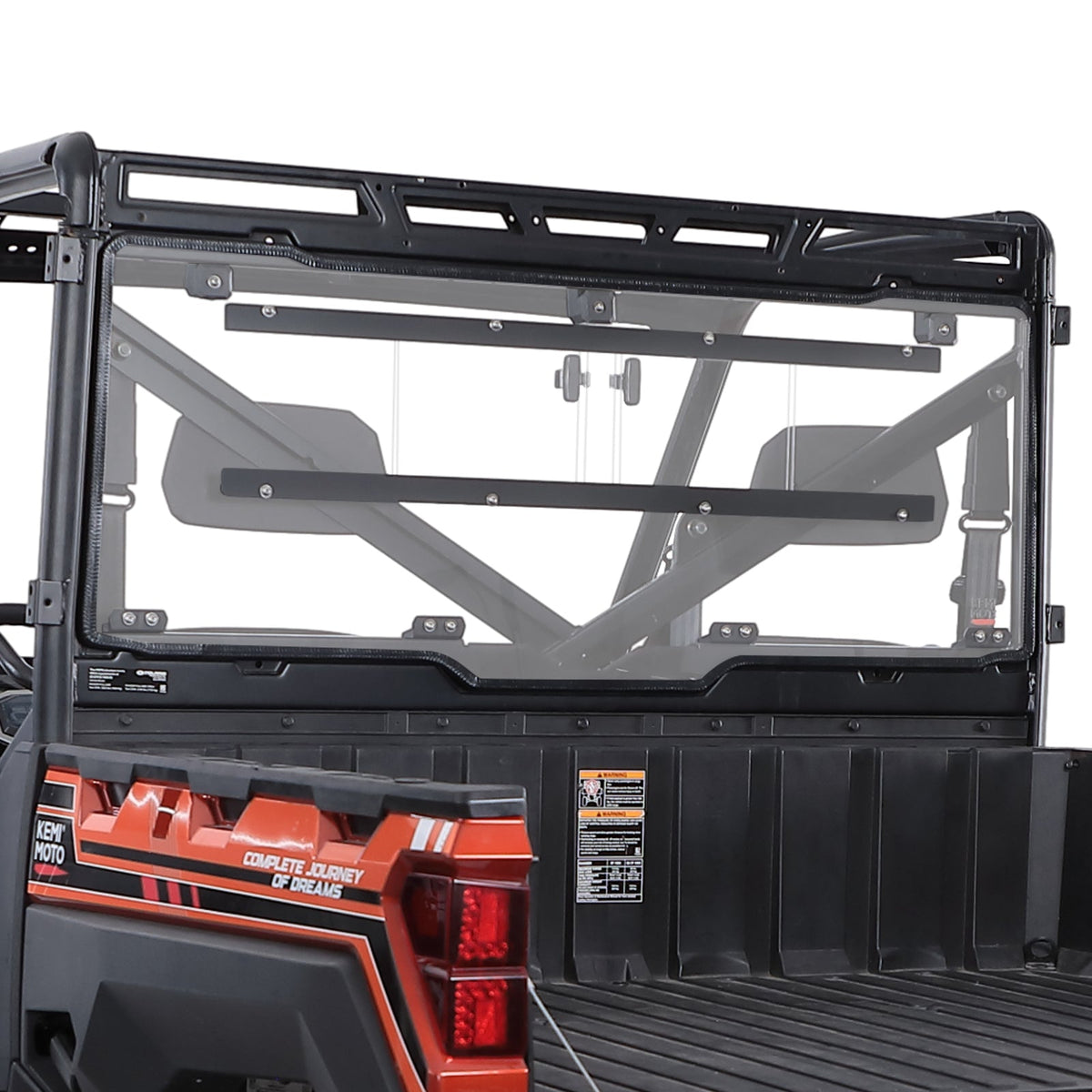 2-in-1 Sliding Rear Window for Polaris Ranger XP 1000/ Ranger 1000 2017-2026