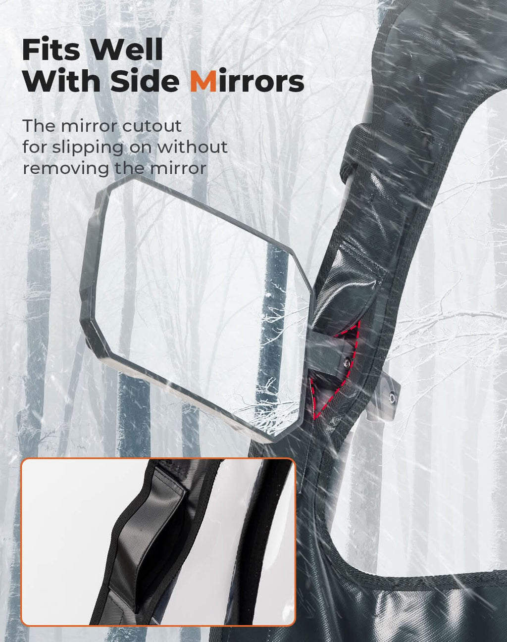 Soft Upper Doors for 2020+ Kawasaki Teryx 1000 (2024 Upgraded Version)