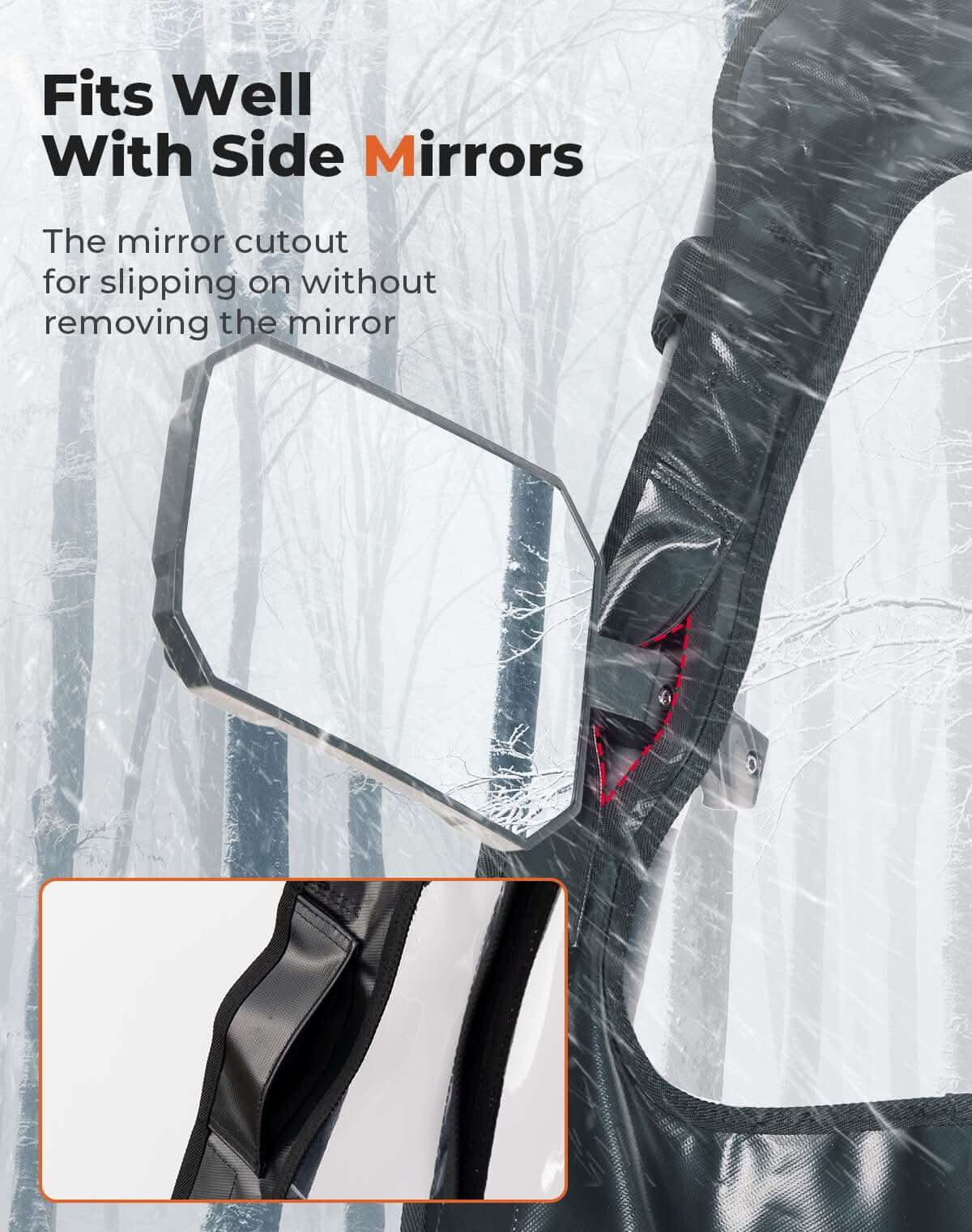 Soft Upper Doors for 2020+ Kawasaki Teryx 1000 (2024 Upgraded Version)