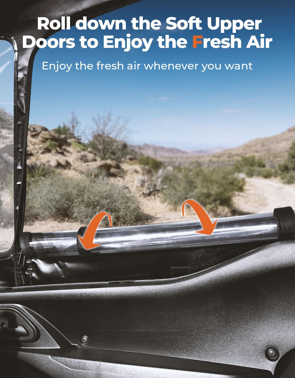 Soft Upper Doors for 2020+ Kawasaki Teryx 1000 (2024 Upgraded Version)