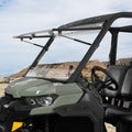2-in-1 Flip Windshield 1/5" Thick Polycarbonate for Can-Am Defender HD5/8/10