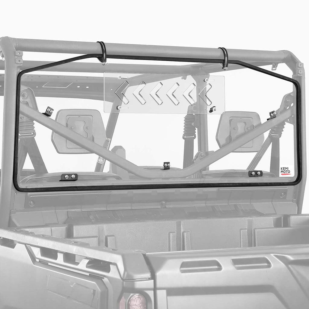 Vented Sliding Rear Windshield for Can Am Defender HD10|9|8|7|5 – fits Can-Am Defender HD10