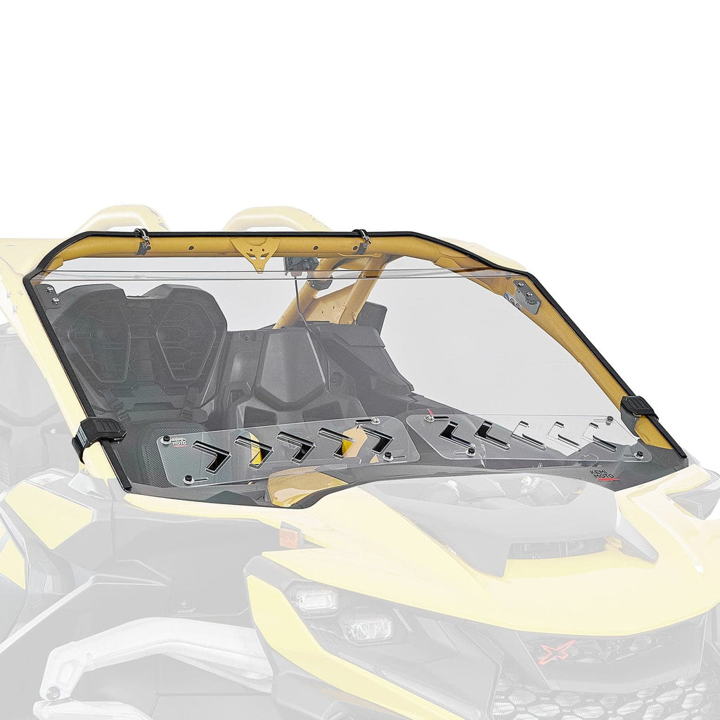 Vented Front Full Windshield for Can Am Maverick R 2024+ – fits Can-Am Maverick R 2-Seat
