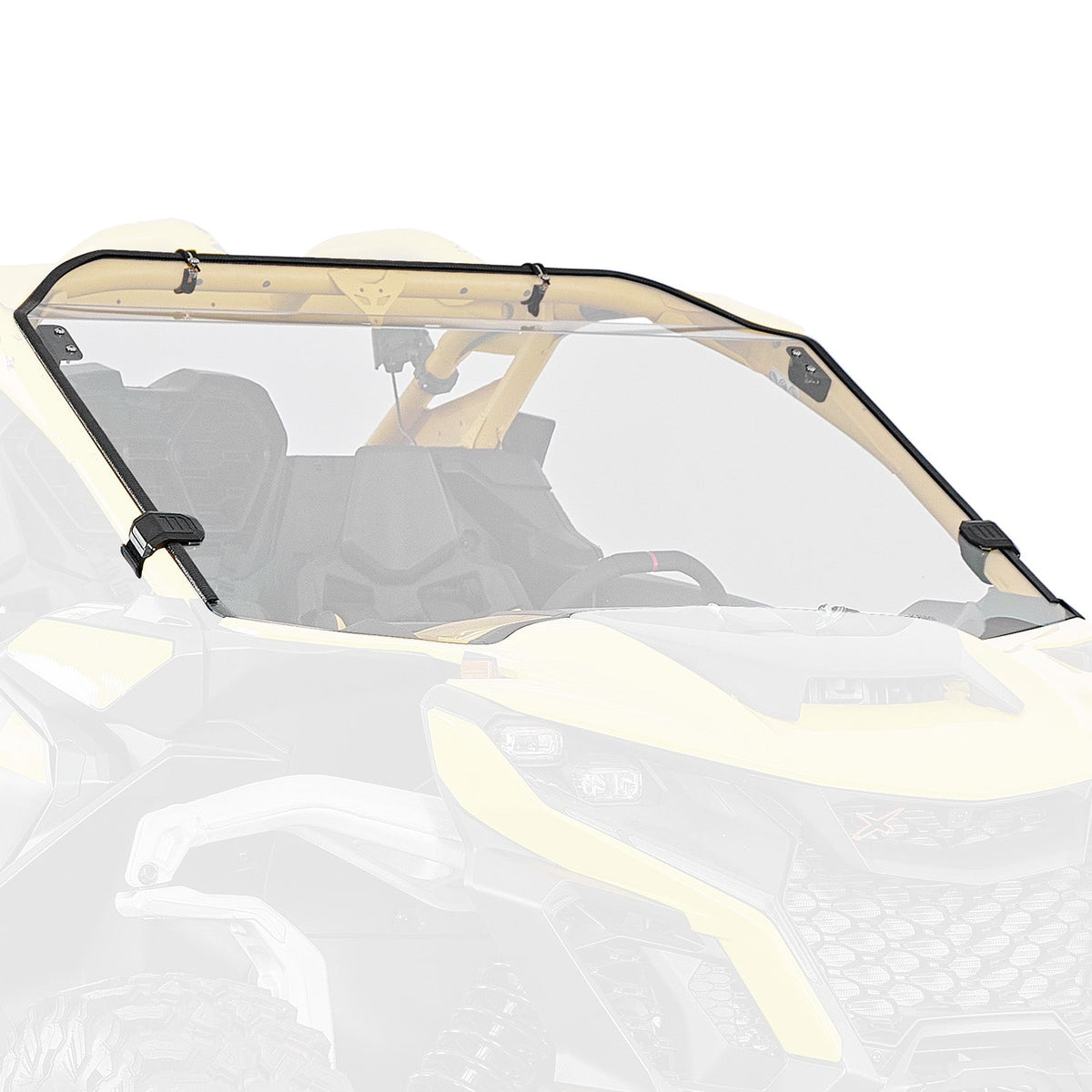 Front Full Windshield for Can Am Maverick R 2024+ – fits Can-Am Maverick R 2-Seat