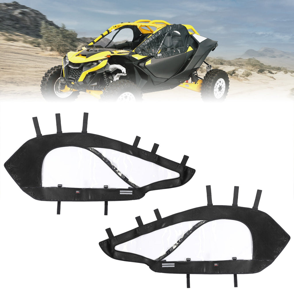 Soft Upper Doors for Can-Am Maverick R – fits Can-Am Maverick R 2-Seat