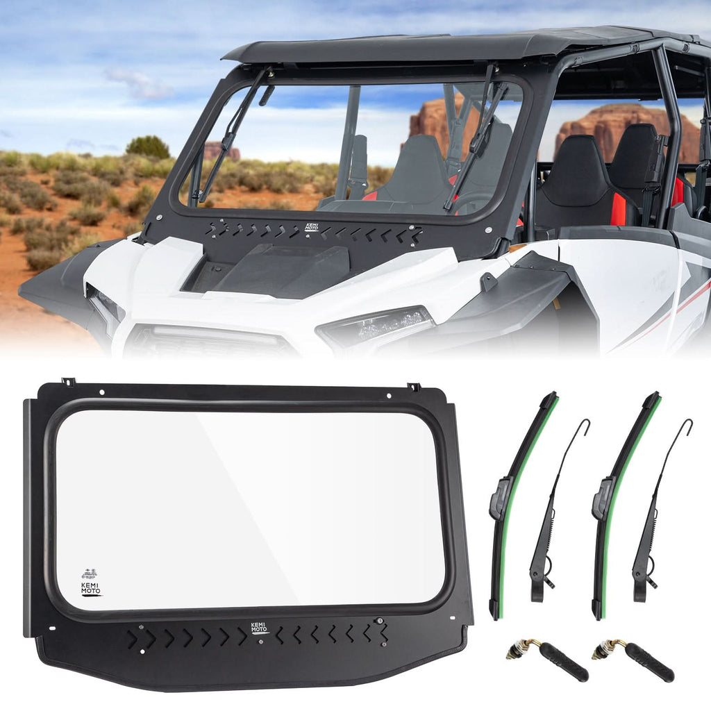 Glass Windshield with 2 Manual Wipers for 2024-2025 Polaris RZR XP 1000 / 4 – fits Polaris RZR XP 1000 (2024+)