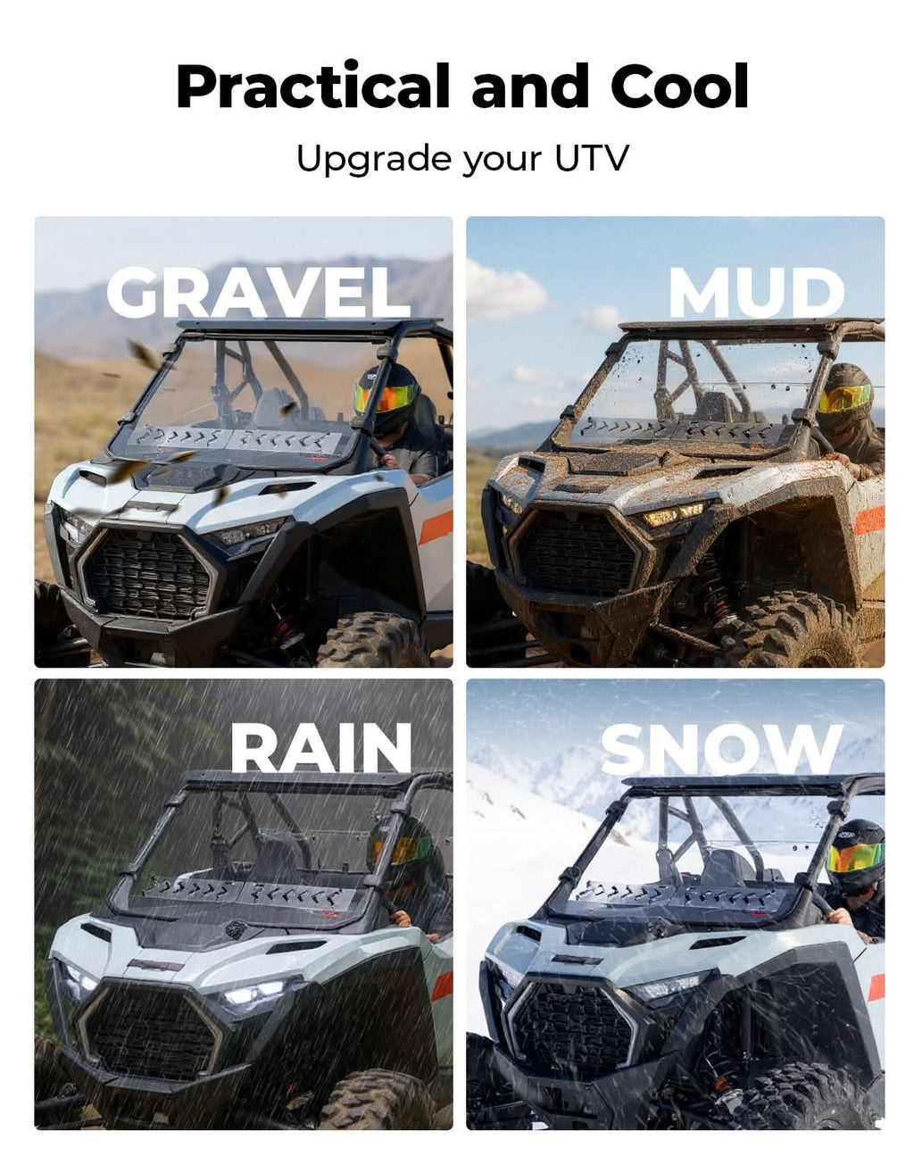 UTV Windshield with Sliding Vented Window for Polaris RZR PRO 2025-2026 – fits Polaris RZR Pro S 4 (view 6)