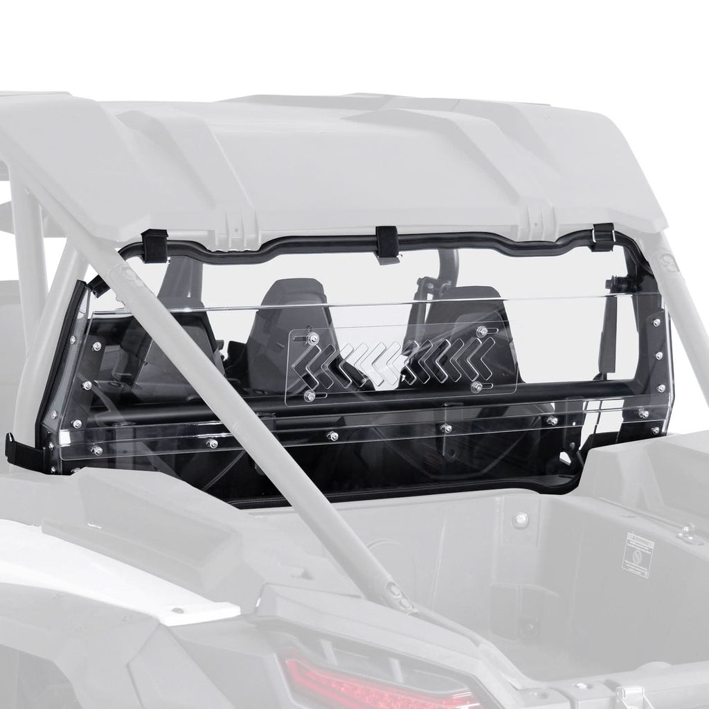 UTV Sliding Vented Clear Rear Windshield for 2024+ Polaris RZR XP 1000 / RZR XP4 1000 – fits Polaris RZR XP 1000 (2024+)