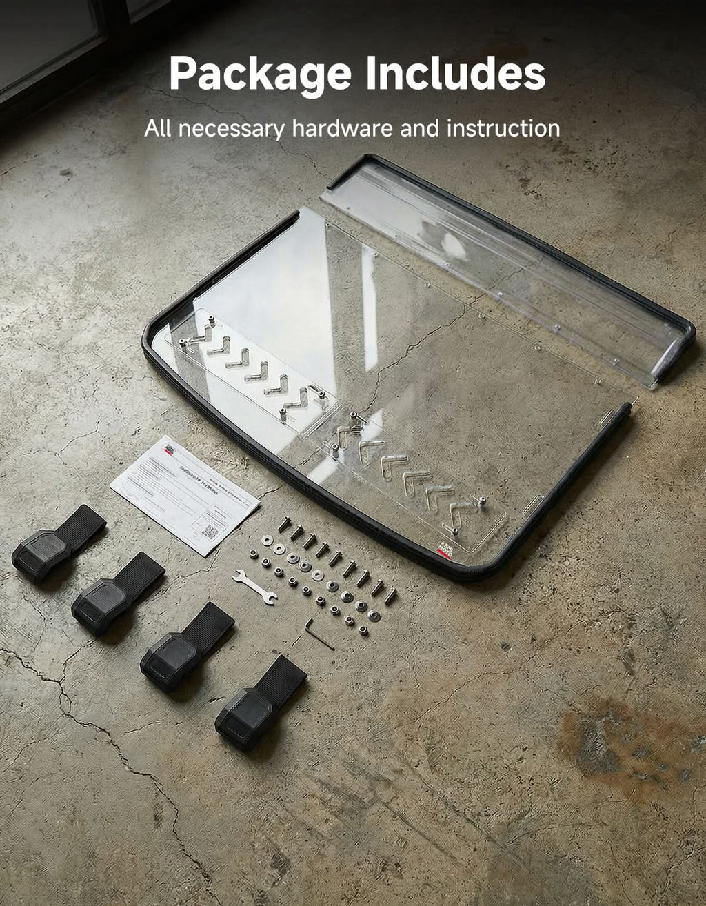 Vented Full Windshield For Can-Am Commander Maverick Sport Trail (2018–2026)