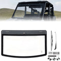 UTV 9/32" Glass Windshield with Trigger-Activated Electric Wiper for Polaris Ranger 1000 / XP 1000 / XP 900 & Crew 2013-2026