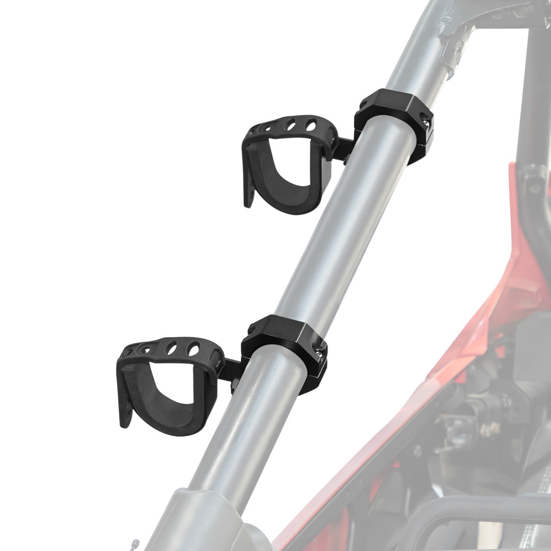 UTV Shotgun Holder Fit 1.75” 2” Roll Bars Ski Rack Bow Rack (2 pieces) – fits Polaris Ranger